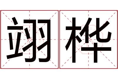 翊名字意思